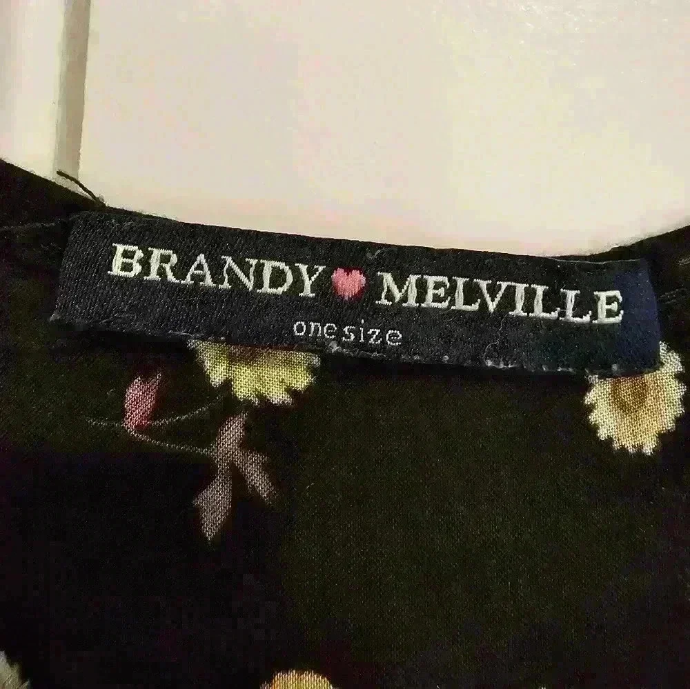 Brandy Melville Floral Babydoll Dress
